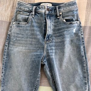 Abercrombie super skinny high rise ankle curve love
